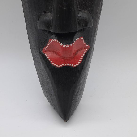 Black Indonesian Wall Mask - Picture 10 of 11